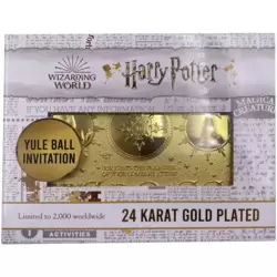 Harry Potter - Yule Ball Invitation 24K Gold Plated