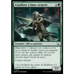 Assaillant à lame-serpent