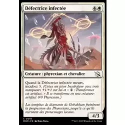 Défectrice infectée