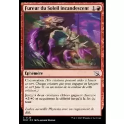 Fureur du Soleil incandescent