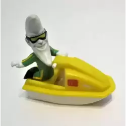 Mac Tonight on Surf Ski