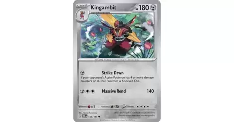 Kingambit 134/198 Pokemon Reverse Holo 2023 Scarlet And Violet