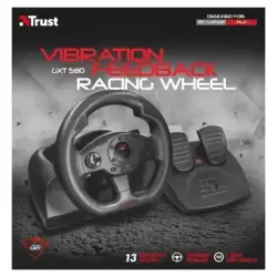 Trust GXT580 SANO Vibration feedback Racing Wheel