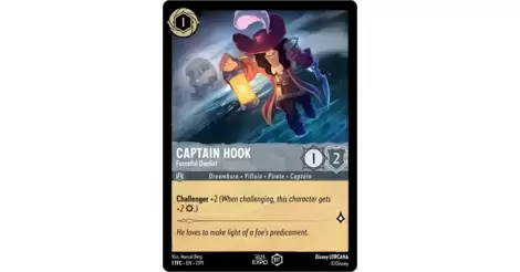 Captain Hook - Forceful Duelist (D23) - Cartes Promo Lorcana card 7/P1