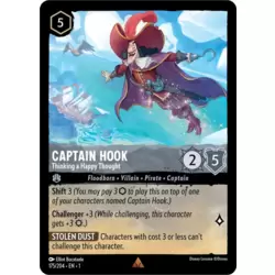 Checklist Steel Lorcana Card - Captain Hook