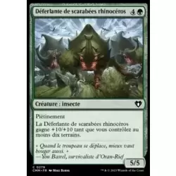 Déferlante de scarabées rhinocéros