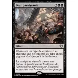 Peur paralysante