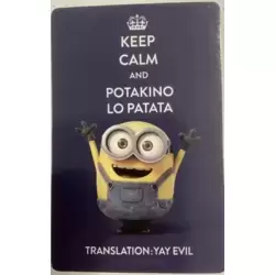 Keep Calm And Potakino Lo Patata