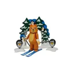 Bear on Skis