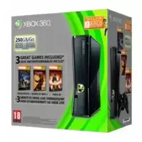 Console Xbox 360 250 Go + Fable 3 + Gears of War 2 + Halo Reach