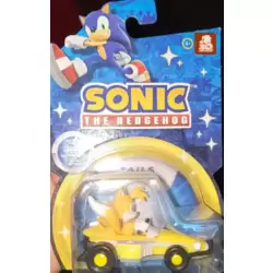 SONIC THE HEDGEHOG Shadow Silver Tails Vector Knuckles Die-Cast