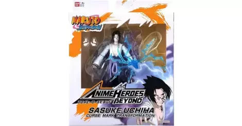 ANIME HEROES - Naruto - Naruto Uzumaki & Sasuke Uchiha, Naruto Rival Pack  (2 Figure Set) Action Figure