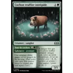 Cochon truffier intrépide
