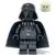 Darth Vader - Printed Arms, Traditional Starched Fabric Cape, White Head with Frown