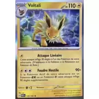 Carte Pokémon Voltali 135/165 Holographique série Écarlate et Violet Mew  151 Mise sous sleeve - Pokemon