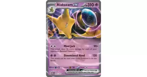 Alakazam EX - Scarlet & Violet 151 - MEWEN Pokémon card 188/165