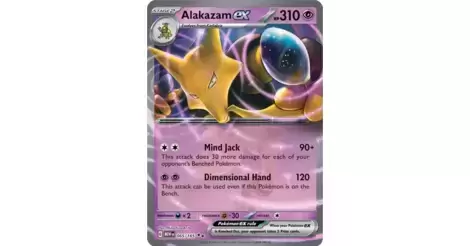 Alakazam EX - Scarlet & Violet 151 - MEWEN Pokémon card 65/165