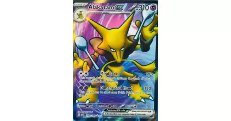 Alakazam EX - carte Pokémon 65/165 Ecarlate & Violet 151 - MEWFR