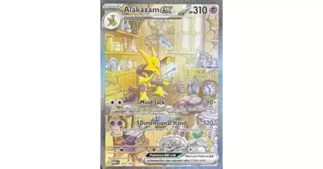 Alakazam EX - carte Pokémon anglaise 201/165 Scarlet & Violet 151