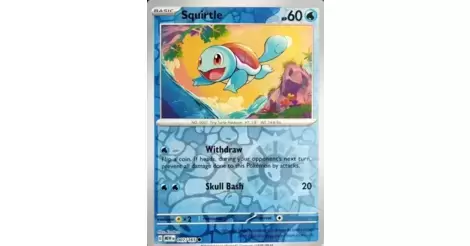 Pokemon - Scarlet & Violet - 151 - Squirtle - 170/165 