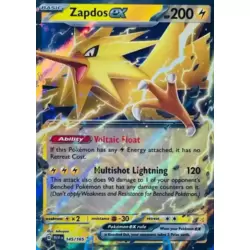 Zapdos EX - Scarlet & Violet 151 - MEWEN Pokémon card 192/165