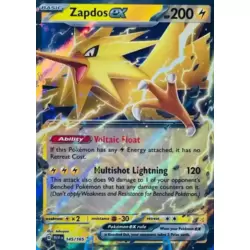 Zapdos ex 2023 Scarlet & Violet: 151 Special Art Rare #202/165