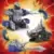 Dino Fury - Blue Tricera Blade and Black Stego Spike Zord Figure