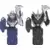 Dino Fury - Blue Tricera Blade and Black Stego Spike Zord Figure