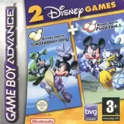 2 Disney Games - Disney Sports Skateboarding  + Disney Sports Football