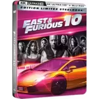 Fast & Furious 10 - 4K boîtier steelbook [4K Ultra HD + Blu-ray - Édition boîtier SteelBook]
