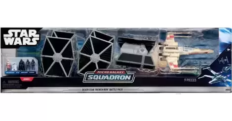 Death Star Trench Run Battle Pack - Micro Galaxy Squadron action