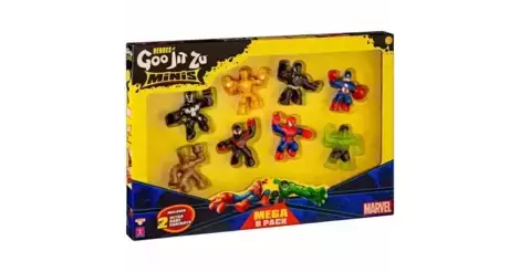 Heroes of Goo Jit Zu Minis Marvel Mega 8 Pack (Target Exclusive)