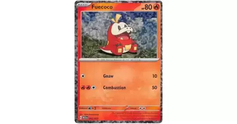Pokemon McDonalds 2023 Promo Card Fuecoco Holo 002/015