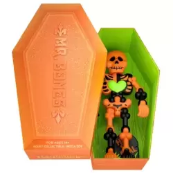 Mr. Bones (Orange & Black) - Coffin Box