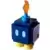 Bob-omb - Scanner Code with Pink, Lime and Lavender Lines, Black Interior Pieces