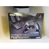 Mad Catz Analog and Digital Steering Wheel With Foot Pedals