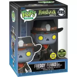 Funkoween Series 1 - Freddy Funko As Zombie Gunslinger GITD