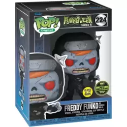 Funkoween Series 1 - Freddy Funko As Zombie Ninja GITD