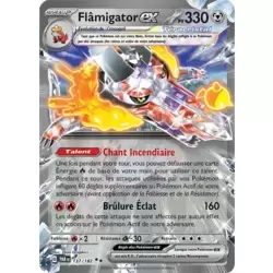 Carte Pokémon FLÂMIGATOR-ex - 037/193 - PV340 - Version française