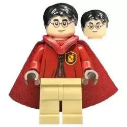 Harry Potter - Dark Red Gryffindor Quidditch Uniform with Hood and Cape
