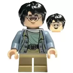 Harry Potter - Sand Blue Jacket, Dark Tan Short Legs, Broken Glasses