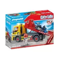 Playmobil City Action 5466 Grande grue de chantier radio-commandée -  Playmobil