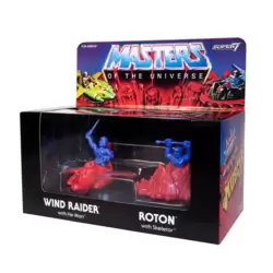 Super 7 - Wind Rider with He-Man & Rotom with Skeletor Red & Blue