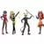 Miraculous Ladybug - 4-Pack : Queen Bee / Ladybug / Cat Noir / Rena Rouge