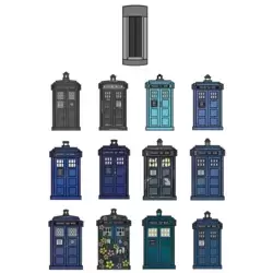 Tardis Pin Set