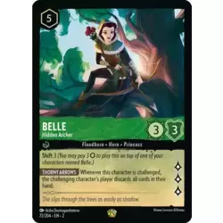 Checklist Belle - Emerald Lorcana Card