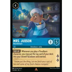Mrs, Judson - Housekeeper