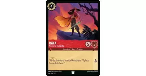 Raya - Warrior of Kumandra - Rise of the Floodborn card 124/204