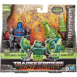 Beast Combiners Optimus Primal & Skullcruncher