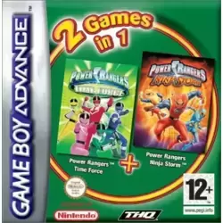 2 Games in 1 - Power Rangers Game Boy + Power Rangers Ninja Storm